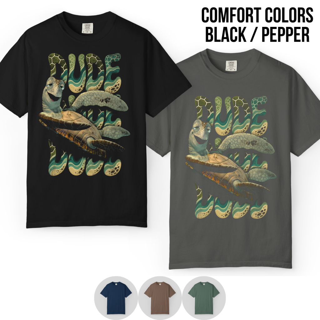 Finding Nemo Crush Shirt – Dude Dude Dude Crush the Turtle Tee, Finding Nemo Graphic Shirt, Disney Pixar Fan Gift, Funny Disney Shirt