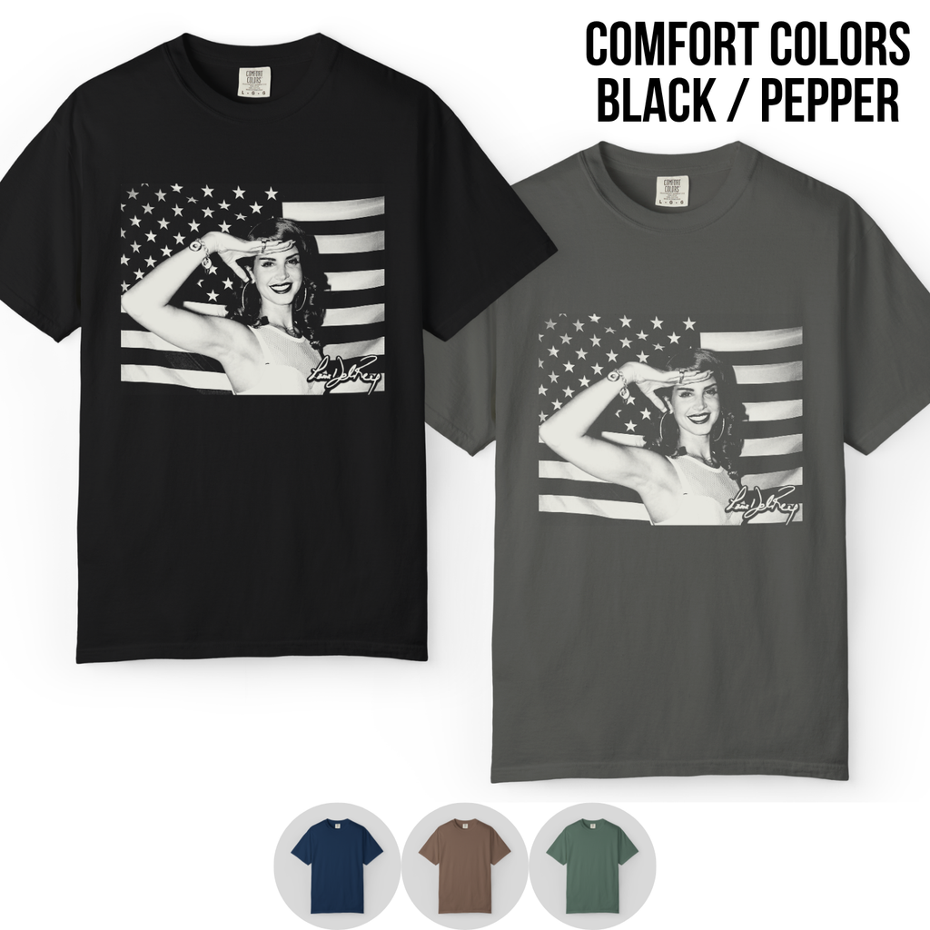Lana Del Rey Shirt – American Flag Graphic Tee, Lana Del Rey Fan Gift