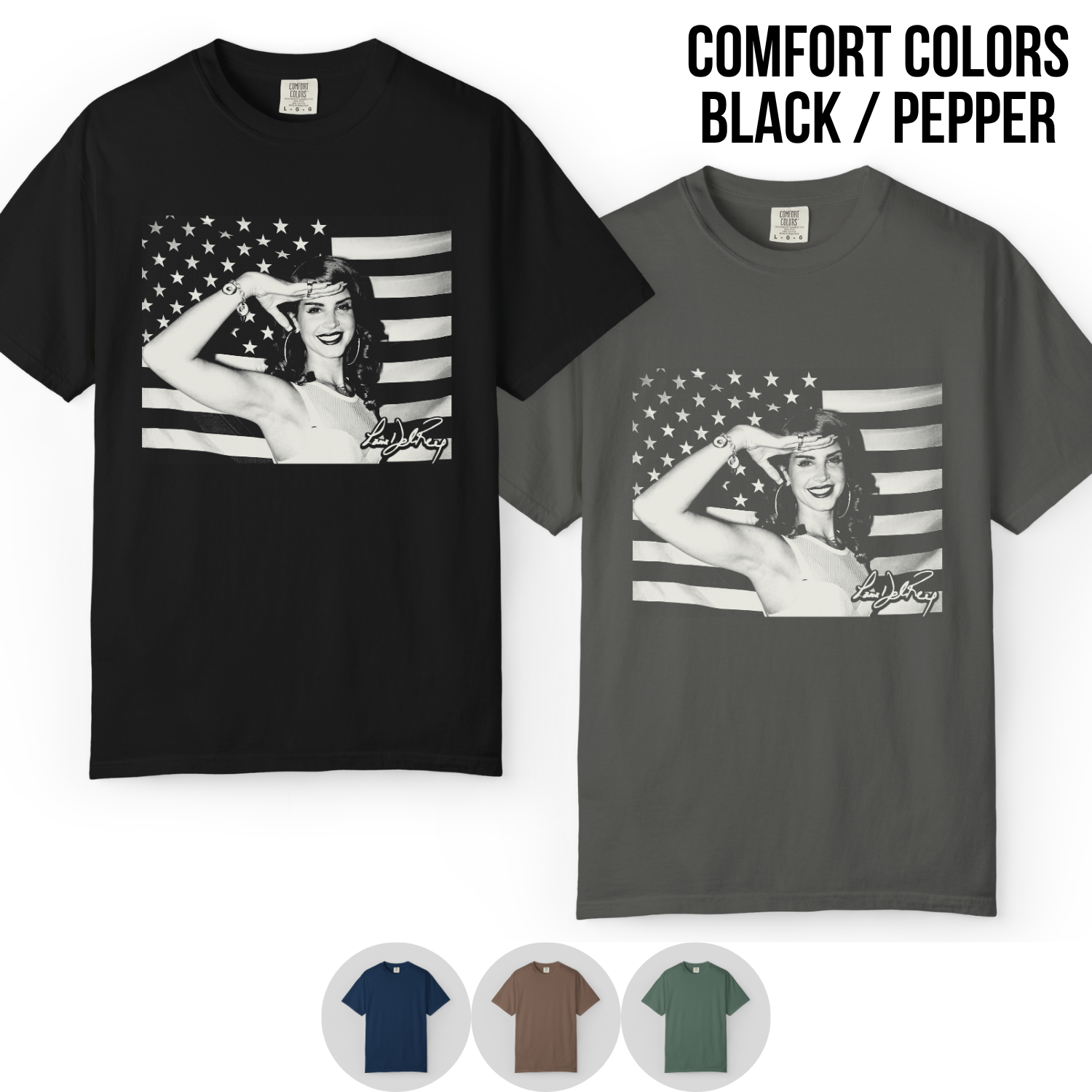 Lana Del Rey Shirt – American Flag Graphic Tee, Lana Del Rey Fan Gift