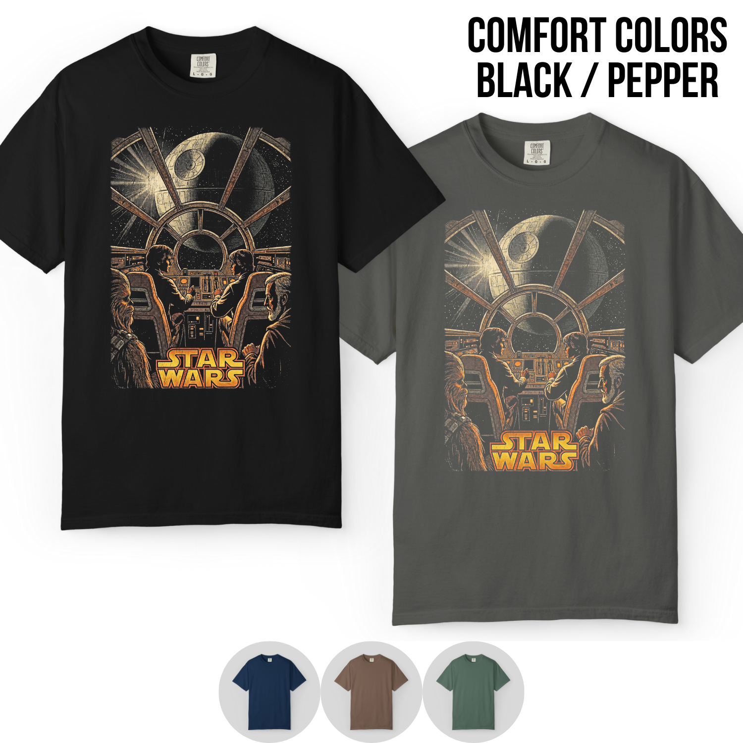 Star Wars Millennium Falcon Shirt: Vintage Comic Style Tee