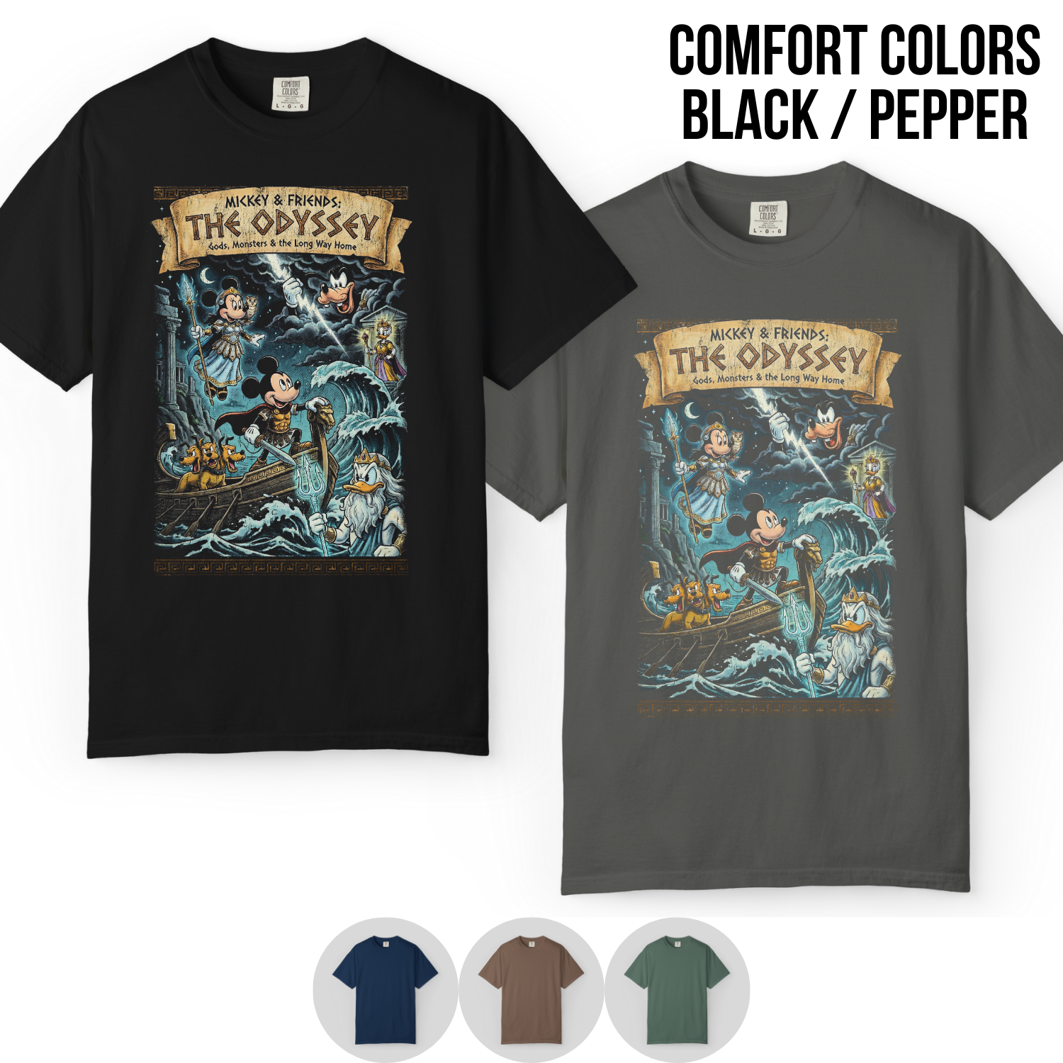 Mickey & Friends: The Odyssey Shirt – Greek Mythology Disney Tee