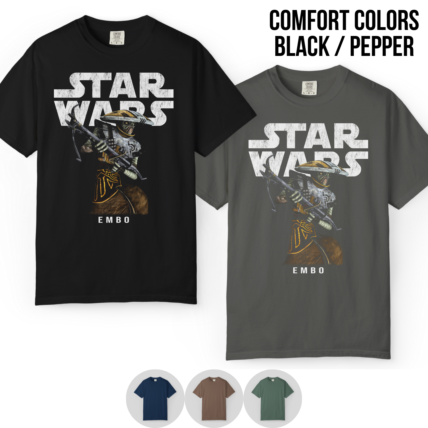 Vintage Embo Star Wars Shirt - The Clone Wars Bounty Hunter Tee