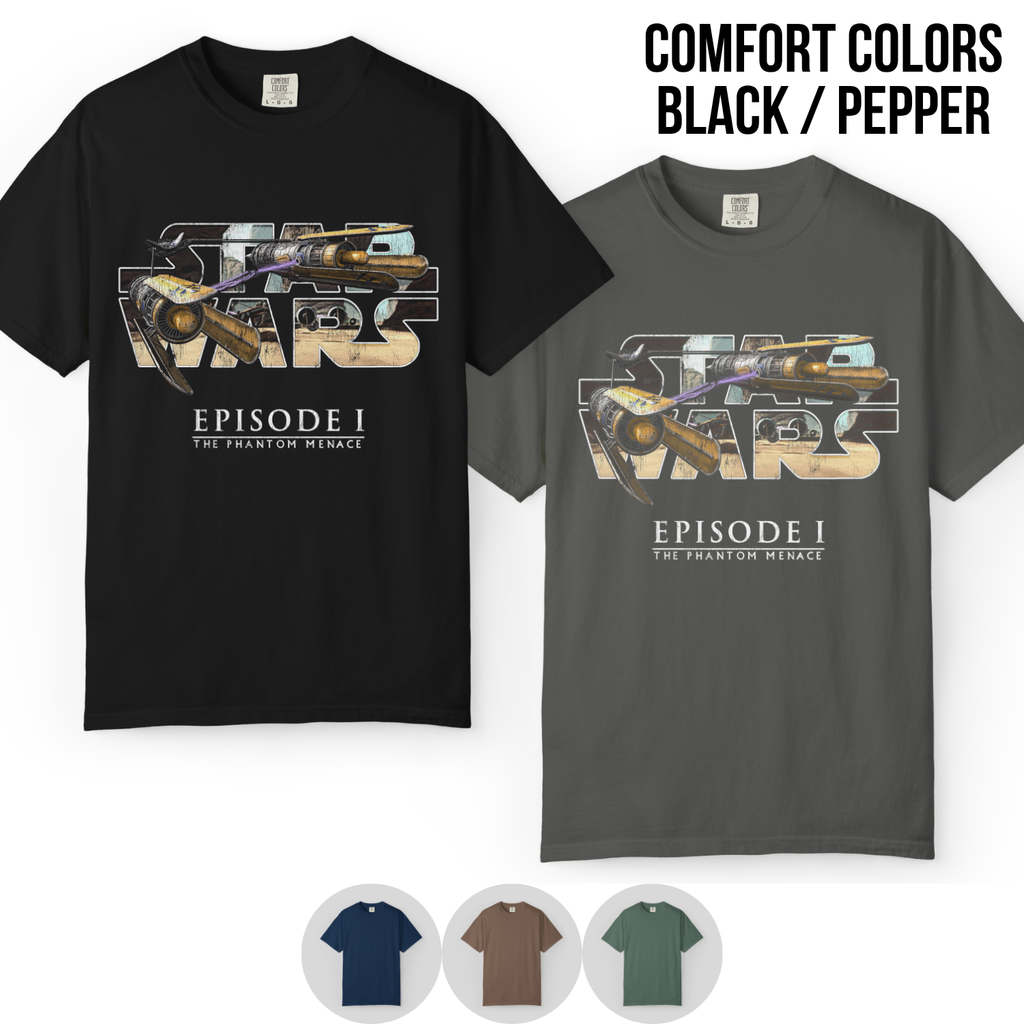 Star Wars Podracer Shirt – The Phantom Menace Tee, Anakin Skywalker Podracer Graphic Tee