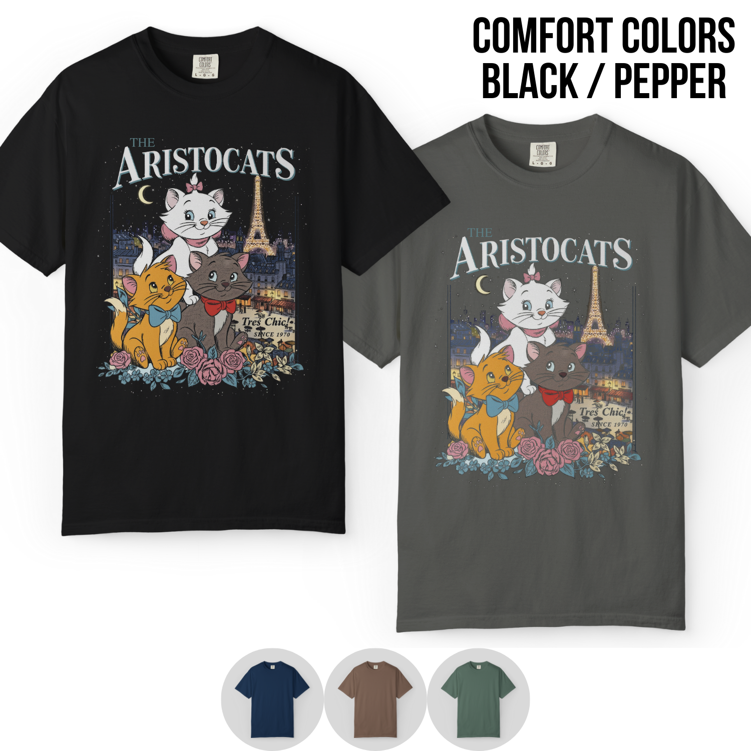 Disney Aristocats Shirt - Marie Toulouse Berlioz Graphic