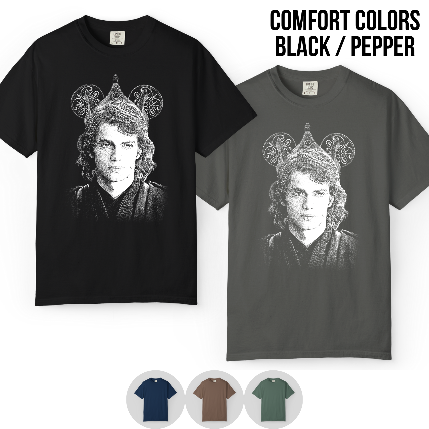 Anakin Skywalker Padme Minnie Ears Shirt, Star Wars Disney Graphic Tee