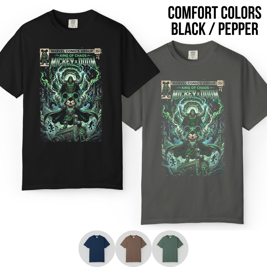 Marvel Mickey x Doom Shirt – Mickey Mouse Doctor Doom Vintage Comic Tee
