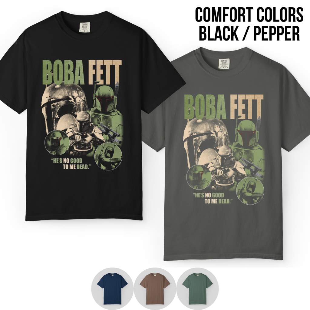 Boba Fett Shirt – Star Wars Vintage Bounty Hunter Shirt