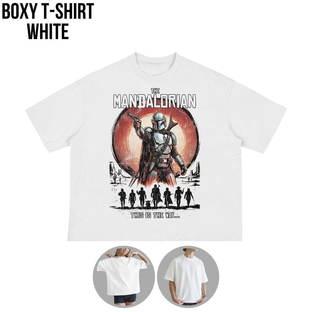 Retro Mandalorian Shirt – Star Wars Graphic Tee