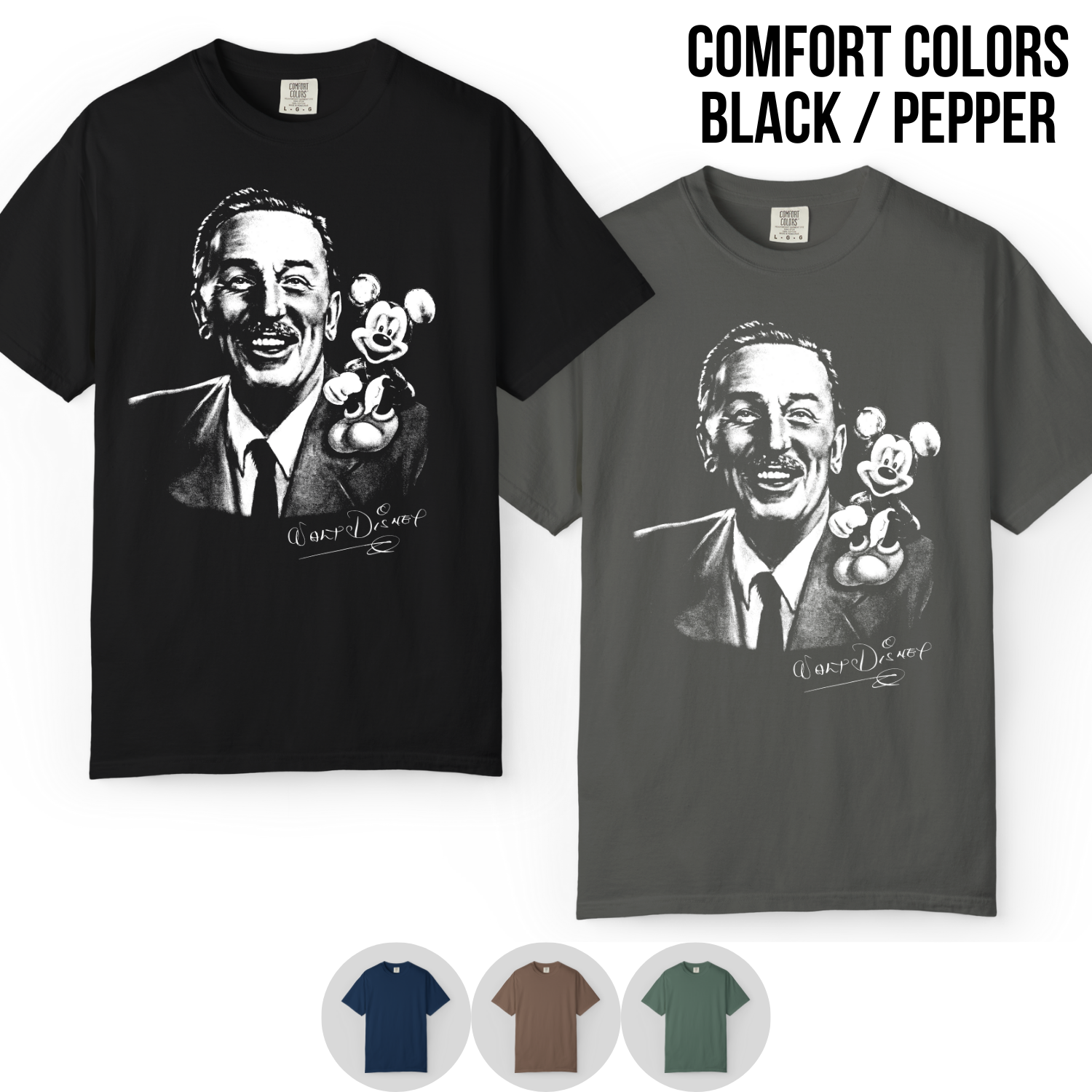 Walt Disney Mickey Portrait Shirt: Vintage Disney Tee