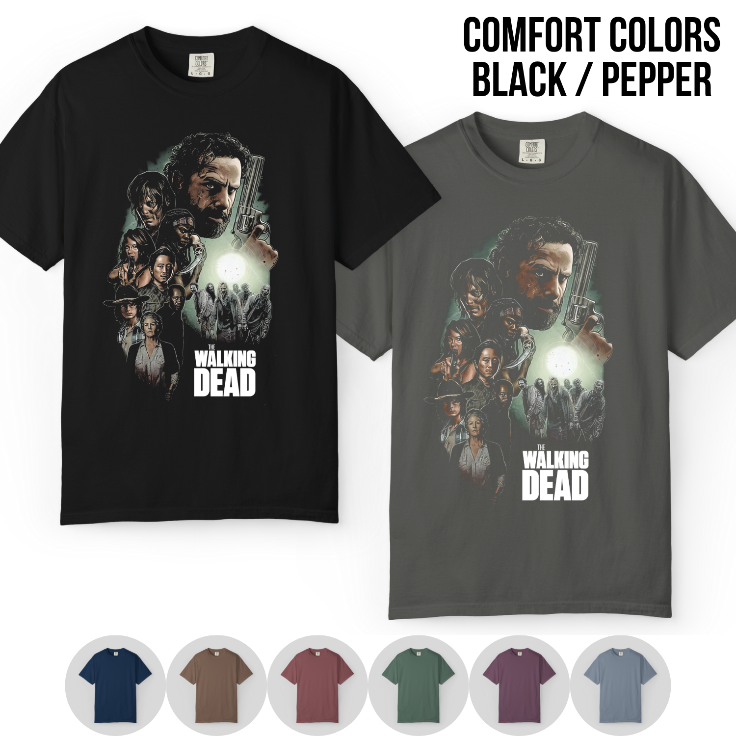 The Walking Dead Shirt – Vintage Survivor Group Graphic