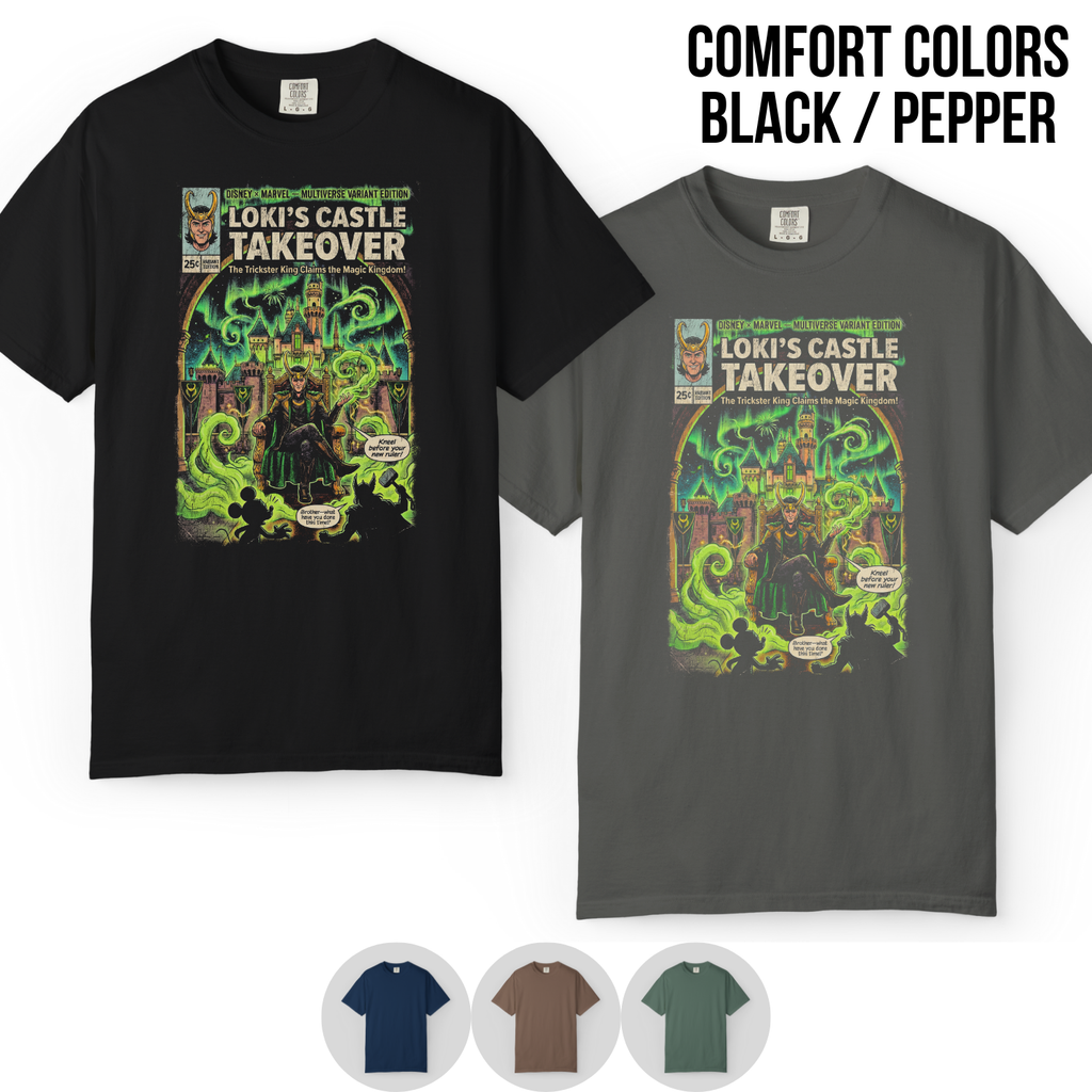 Loki Disneyworld Shirt – Disney Marvel Vintage Comic Tee