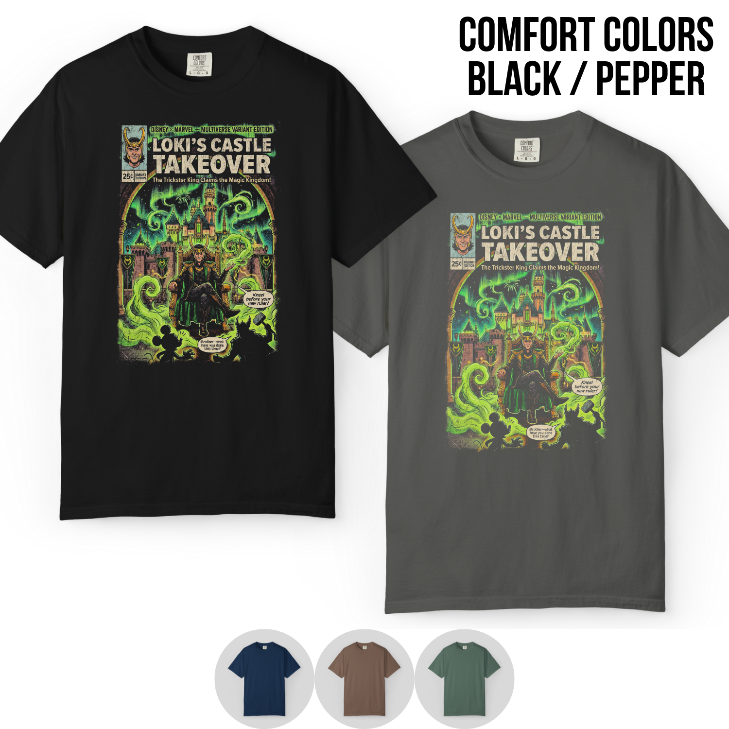 Loki Disneyworld Shirt – Disney Marvel Vintage Comic Tee