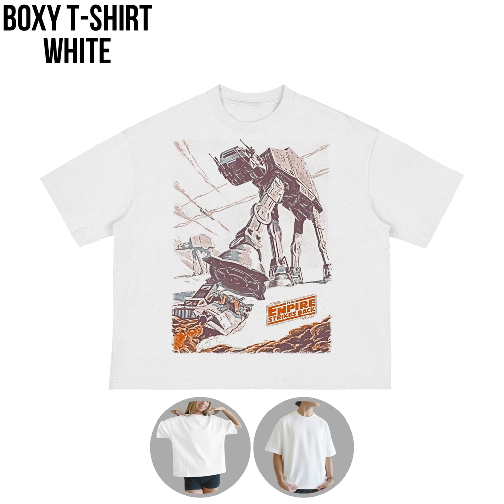 Star Wars Empire Strikes Back Shirt – AT-AT Battle of Hoth Graphic Tee