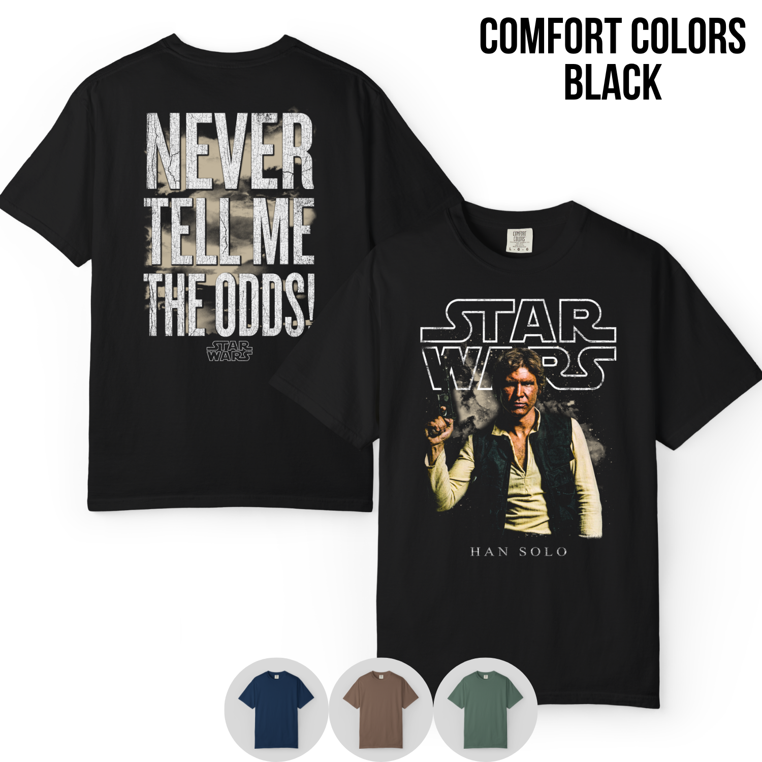 Han Solo Shirt – Never Tell Me The Odds Star Wars Tee