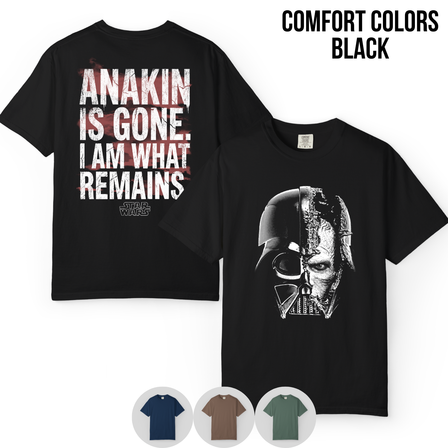 Vintage Darth Vader Shirt - Anakin Is Gone Star Wars Sith Tee