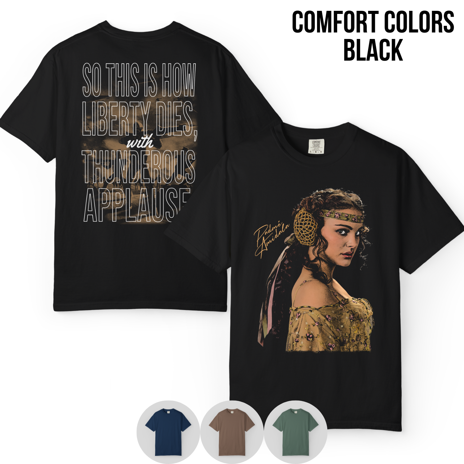 Star Wars Padme Amidala Shirt – So This Is How Liberty Dies Tee,