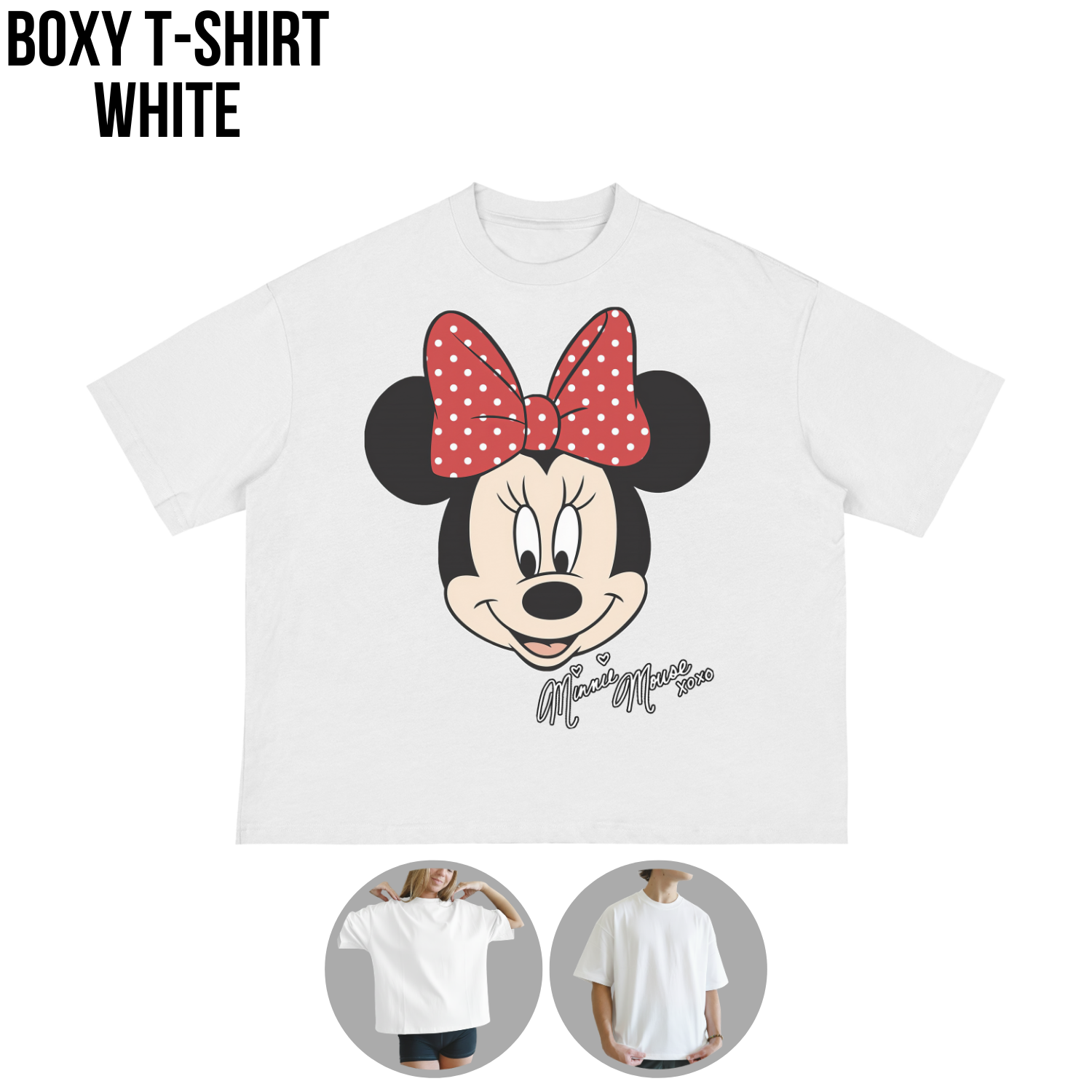 Retro Minnie Mouse Shirt - Disney Minnie Mouse Signature Tee