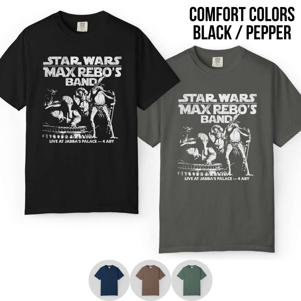 Max Rebo Band Star Wars Shirt - Max Rebo Sy Snootles Droopy McCool T-Shirt