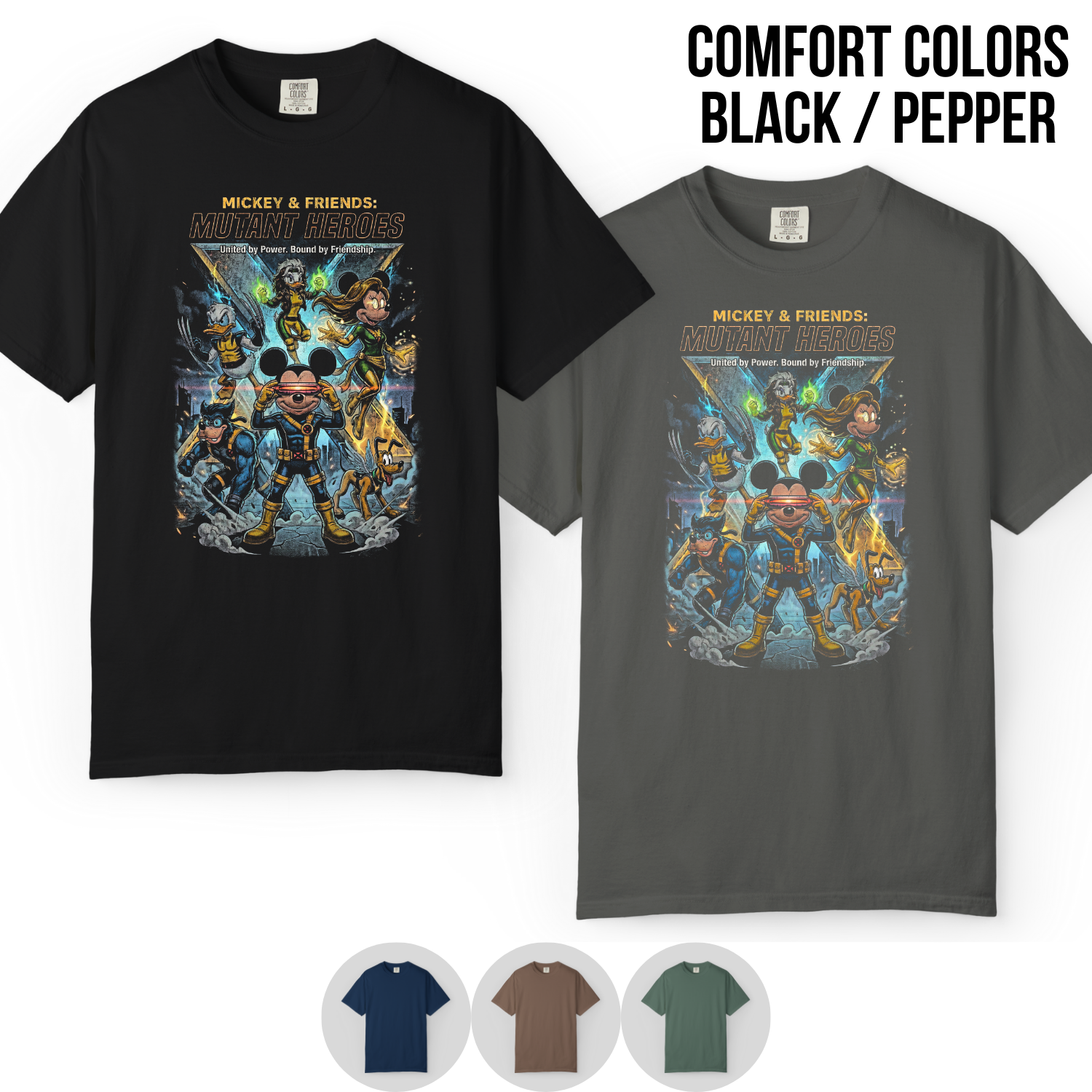 Mickey & Friends X-Men Shirt – Retro Marvel X-Men Disney Tee