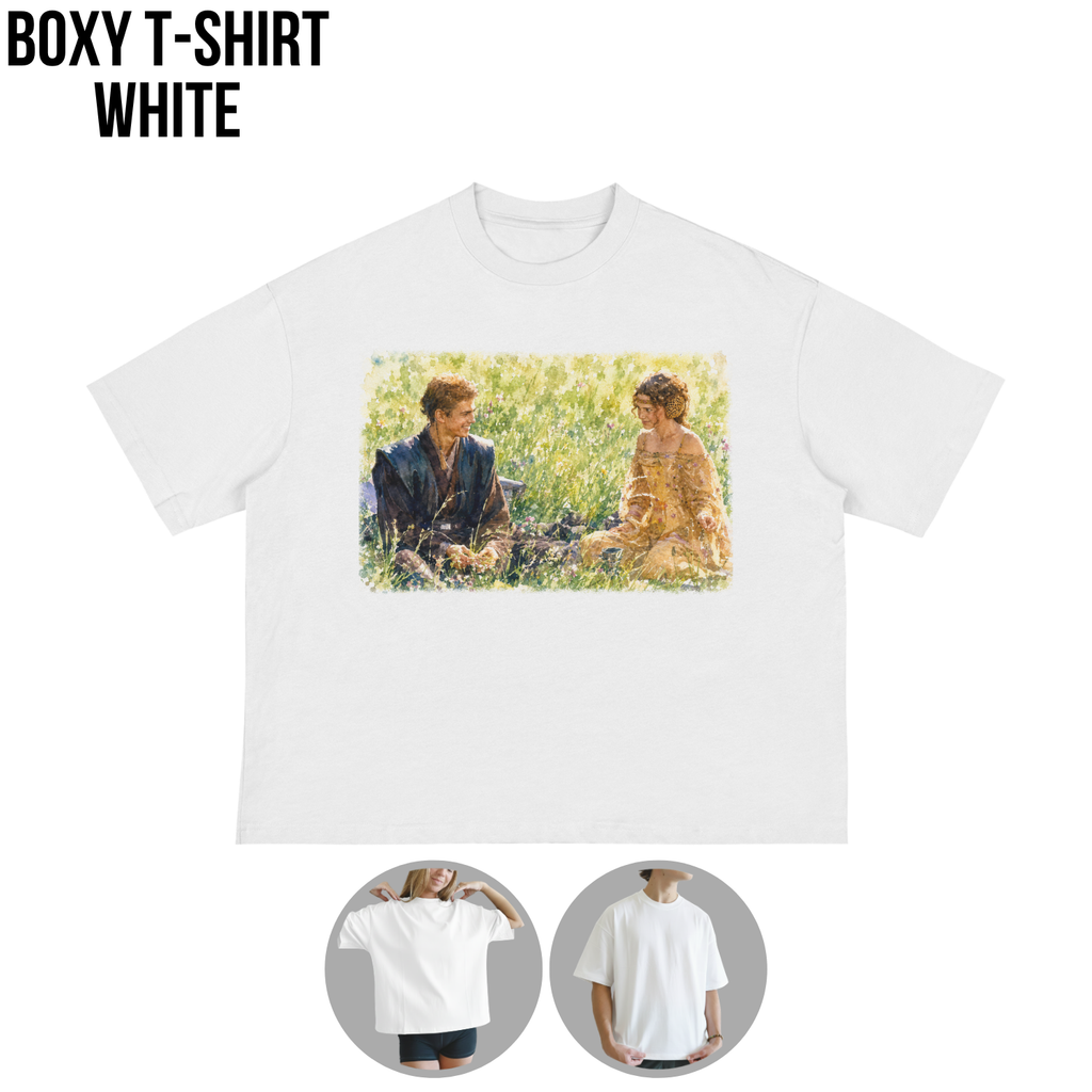 Star Wars Anakin and Padme Shirt – Naboo Watercolor Tee