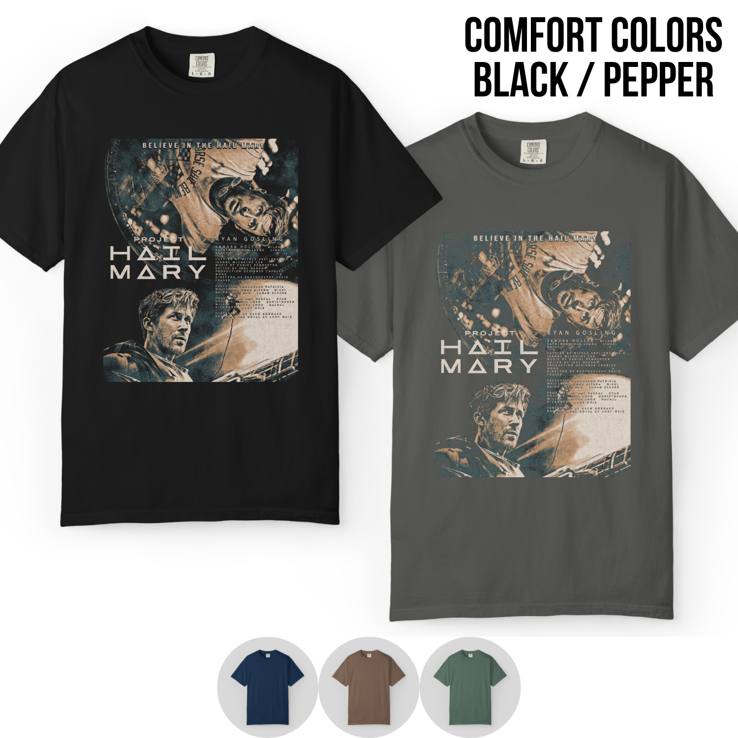 Project Hail Mary Movie Shirt - Space Movie Poster Shirt