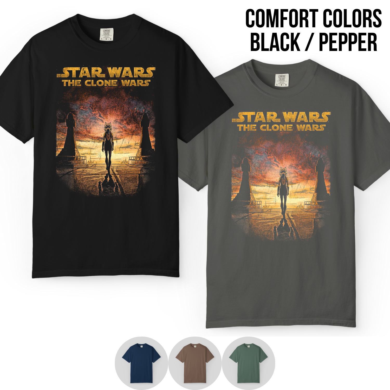 Ahsoka Tano Clone Wars Shirt: Star Wars Graphic Tee