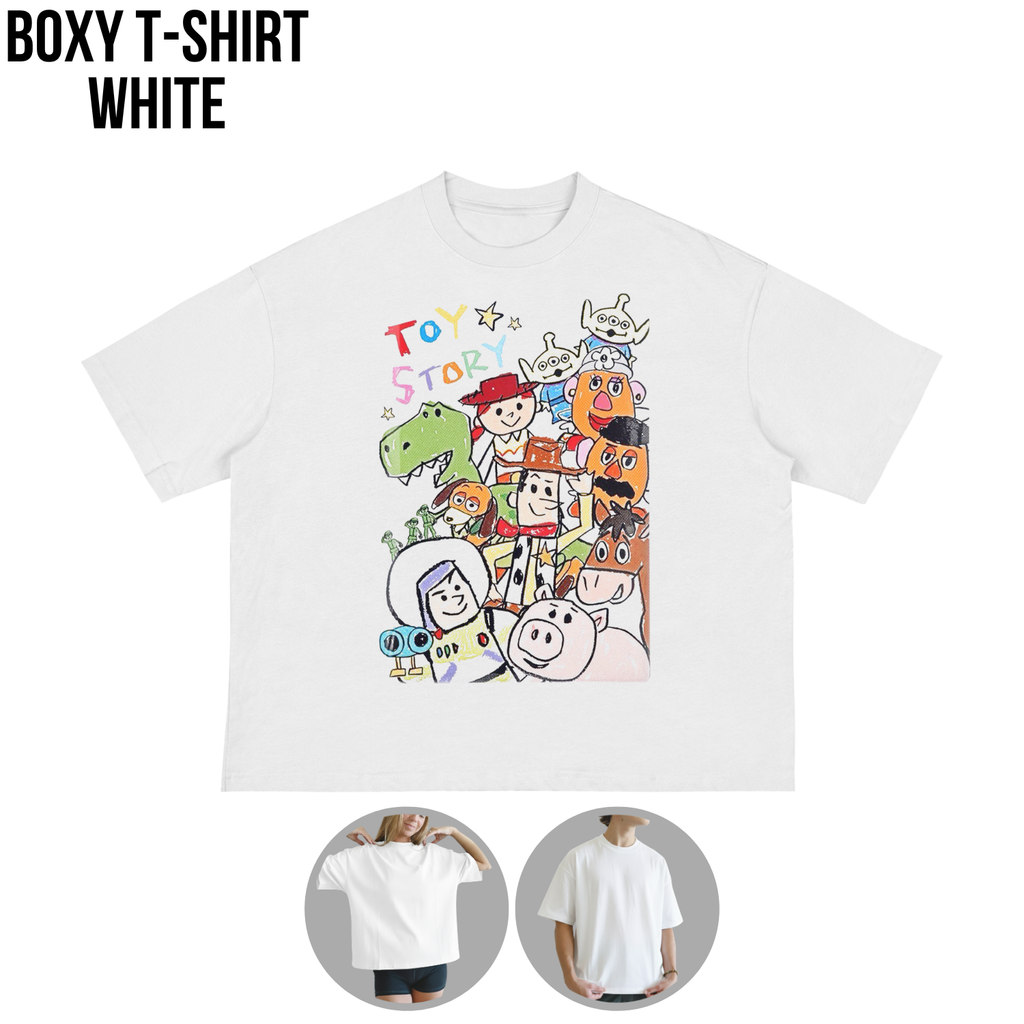 Toy Story Sketch Shirt – Hand Drawn Pixar Characters Tee, Cute Toy Story Shirt
