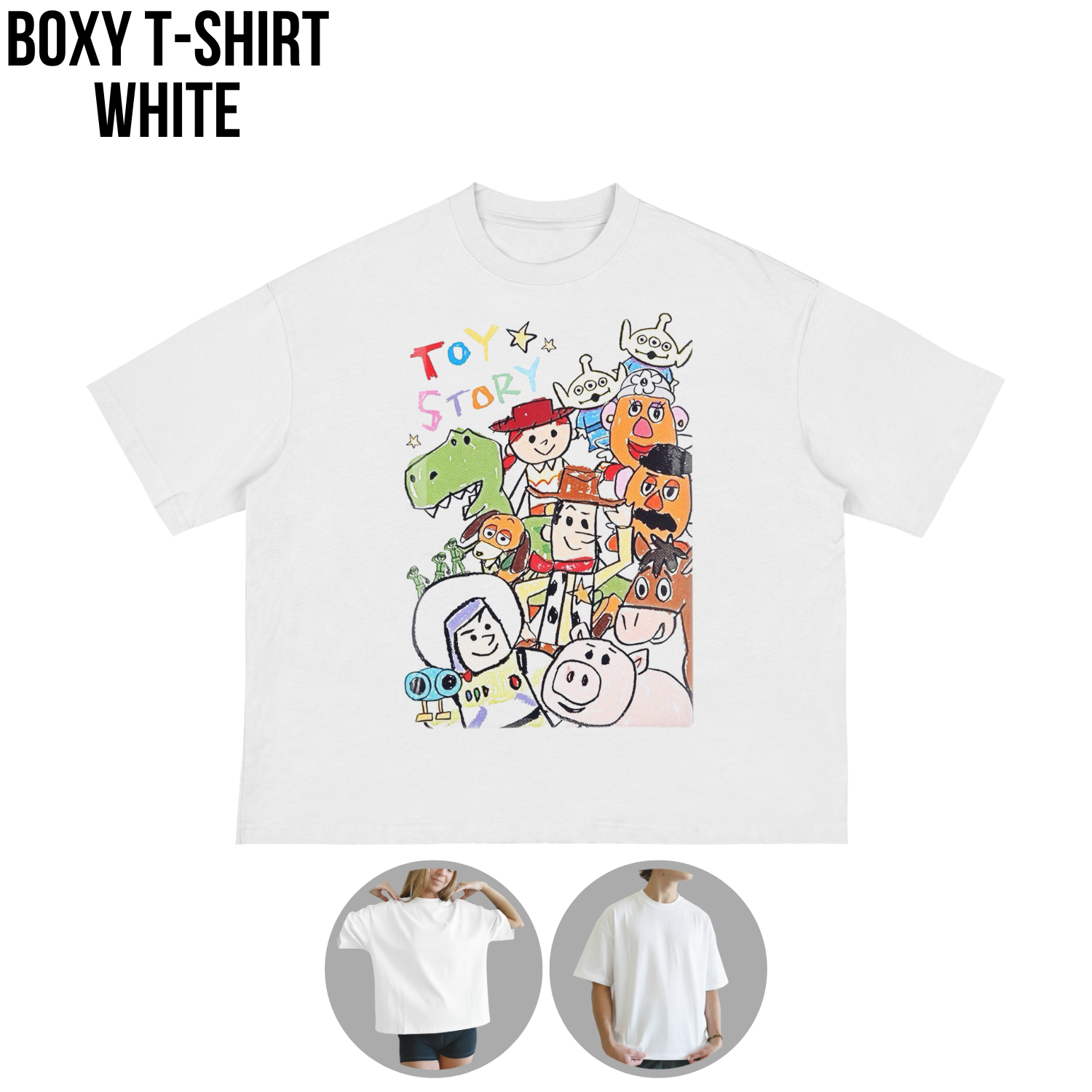 Toy Story Sketch Shirt – Hand Drawn Pixar Characters Tee, Cute Toy Story Shirt