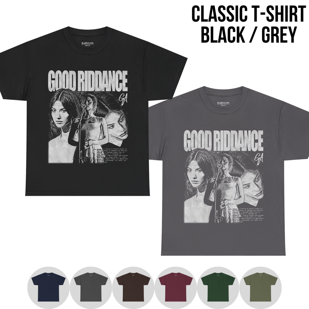 Gracie Abrams Shirt – Good Riddance Graphic Tee, Gracie Abrams Fan Gift
