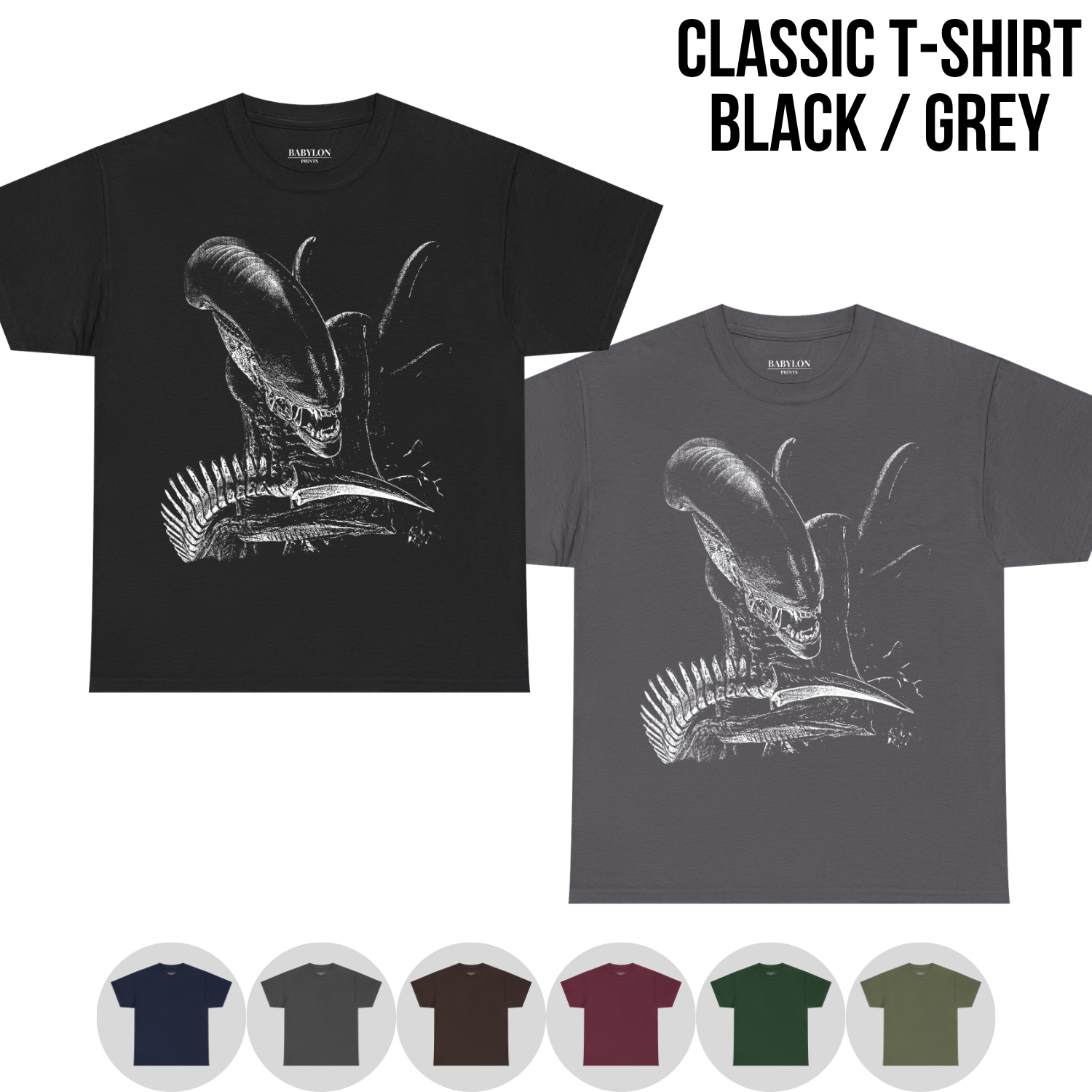 Alien Xenomorph Shirt – Vintage Alien Movie Tee