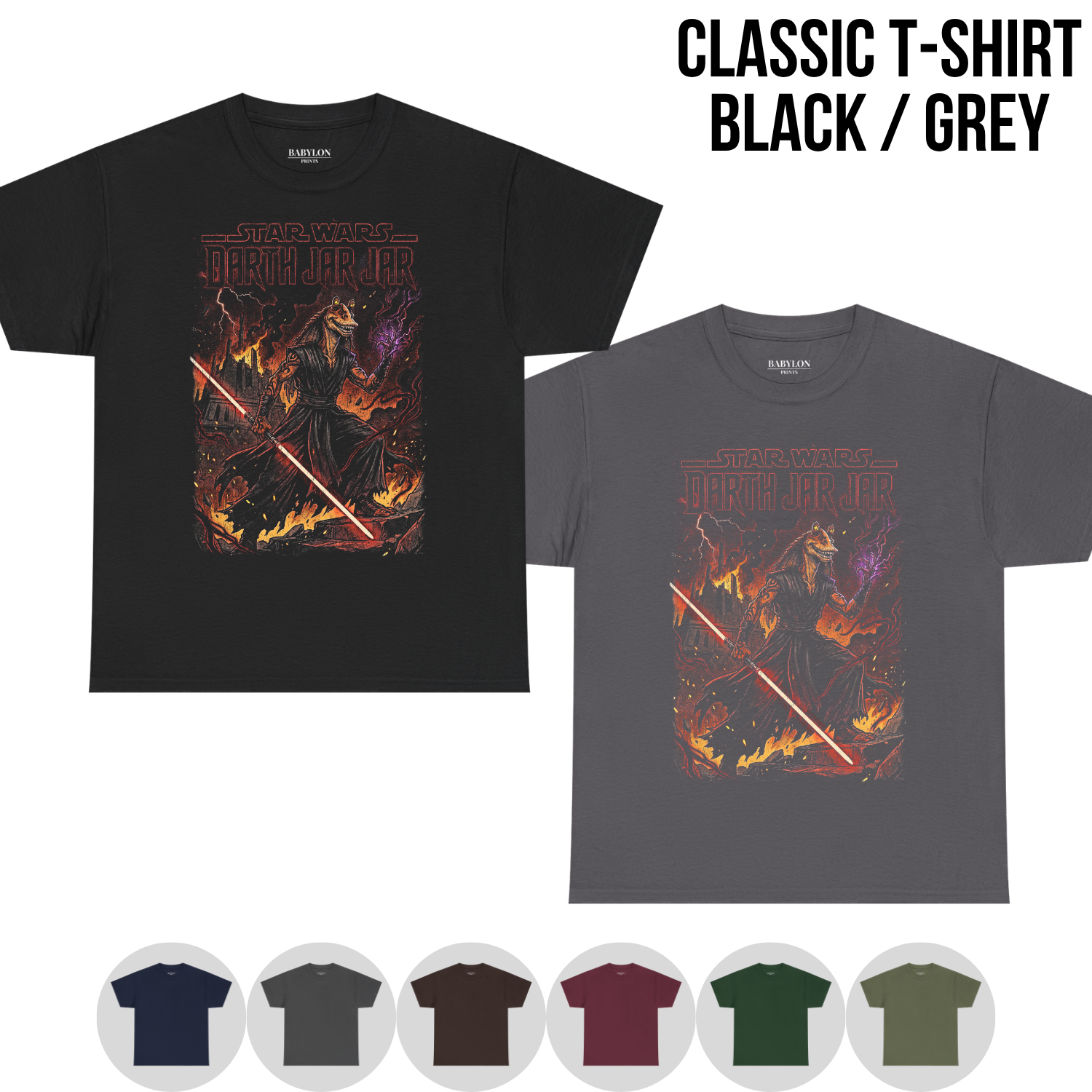 Star Wars Darth Jar Jar Shirt – Darth Jar Jar Binks Parody Tee