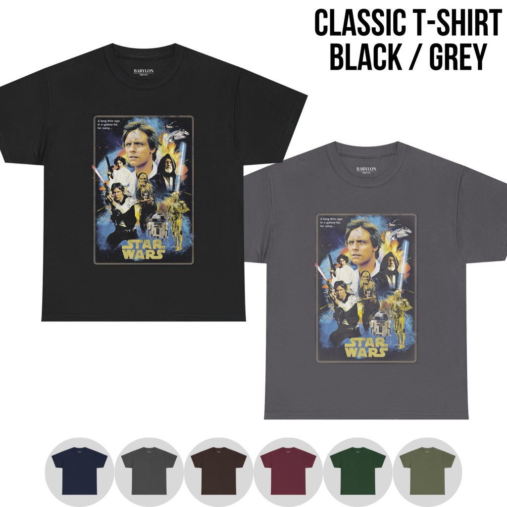 Vintage Star Wars Shirt - A New Hope Movie Poster Tee 1977