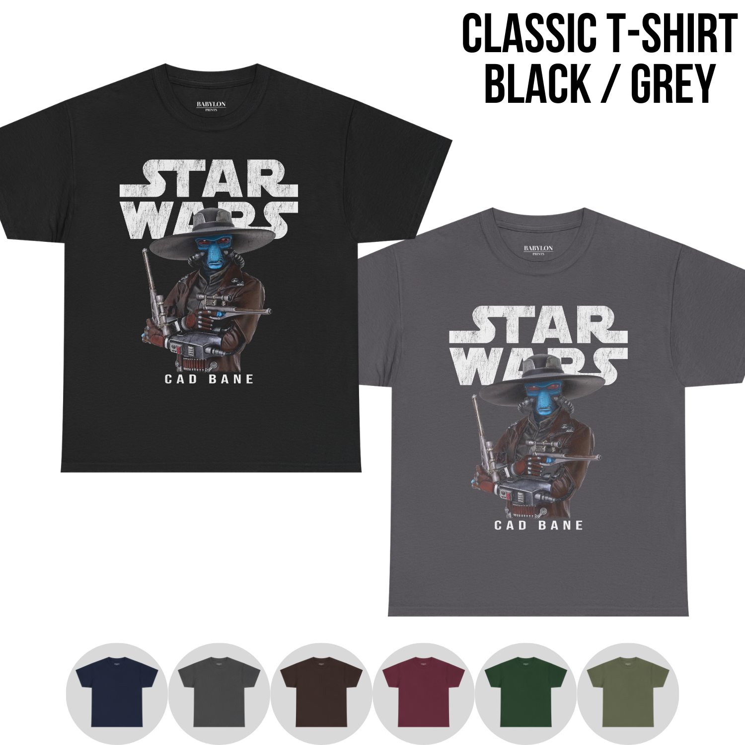 Cad Bane Star Wars Shirt - The Clone Wars Show Tee
