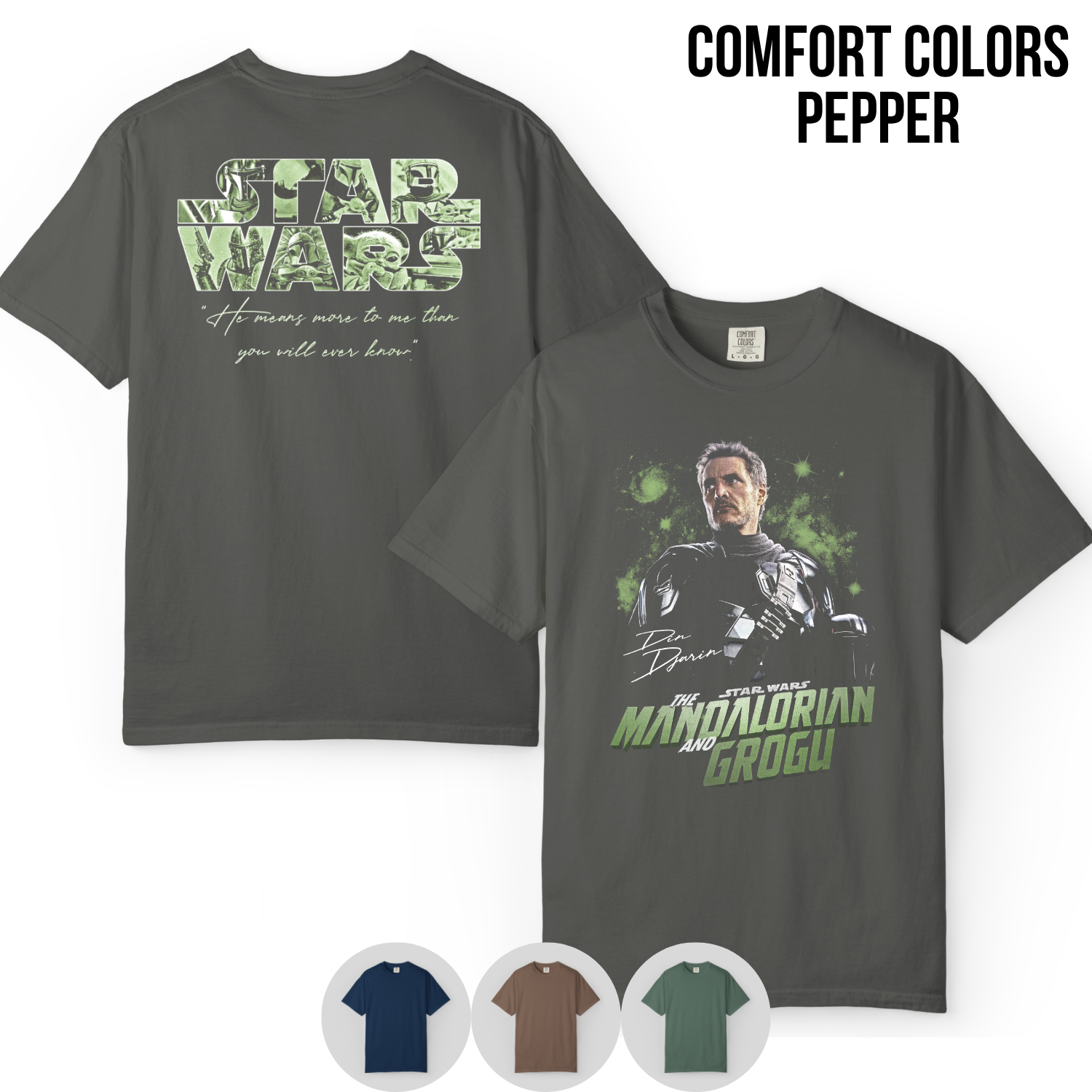 Mandalorian & Grogu Shirt – Star Wars Vintage Tee