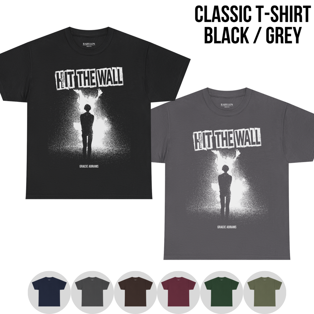 Gracie Abrams Shirt – Hit The Wall Tee, Gracie Abrams Vintage Shirt, Indie Pop Graphic Tee