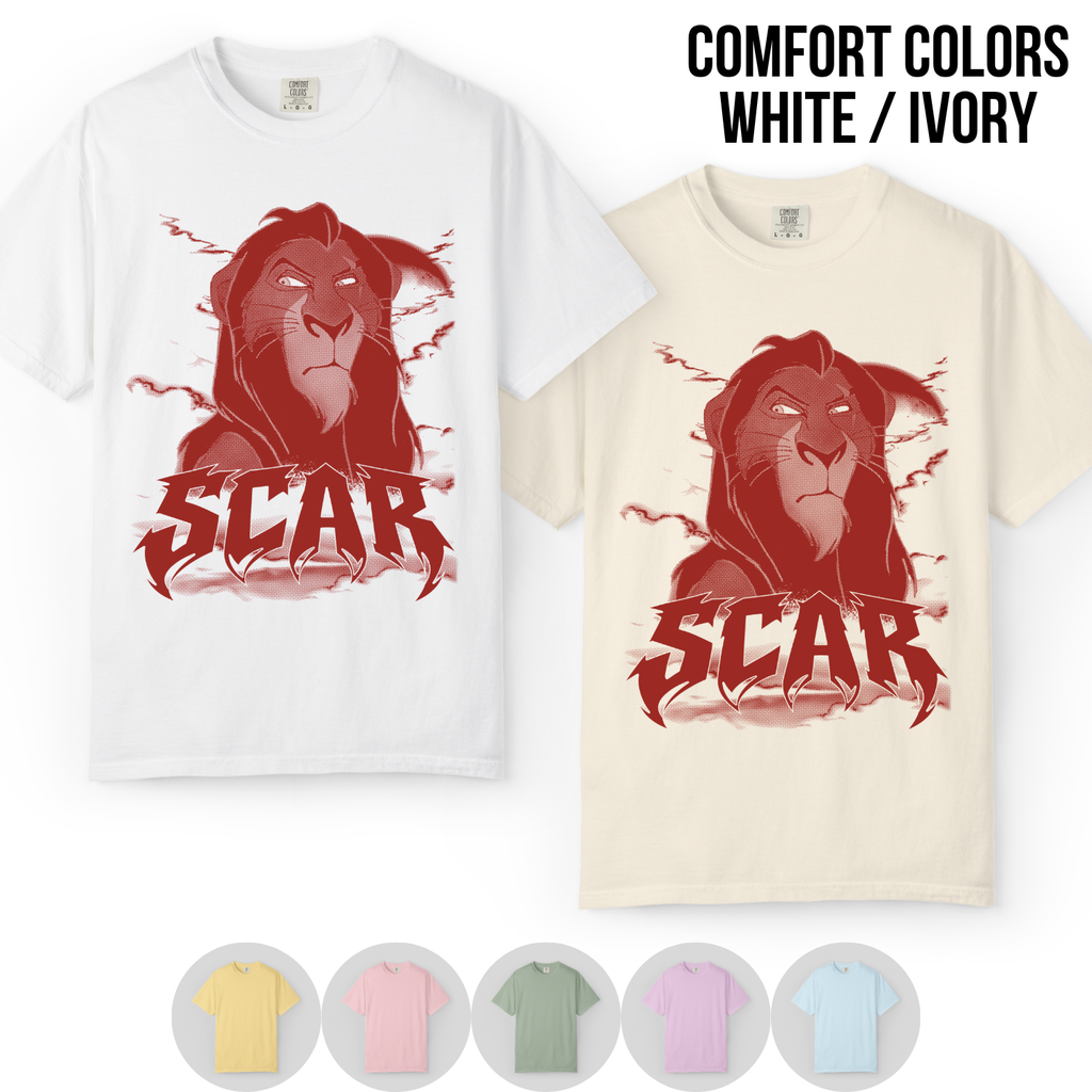 Scar Shirt – Disney Lion King Scar Vintage Bootleg Graphic Shirt, Scar Portrait Tee, Disney Villain Fan Gift, Disney Classic Movie Merch