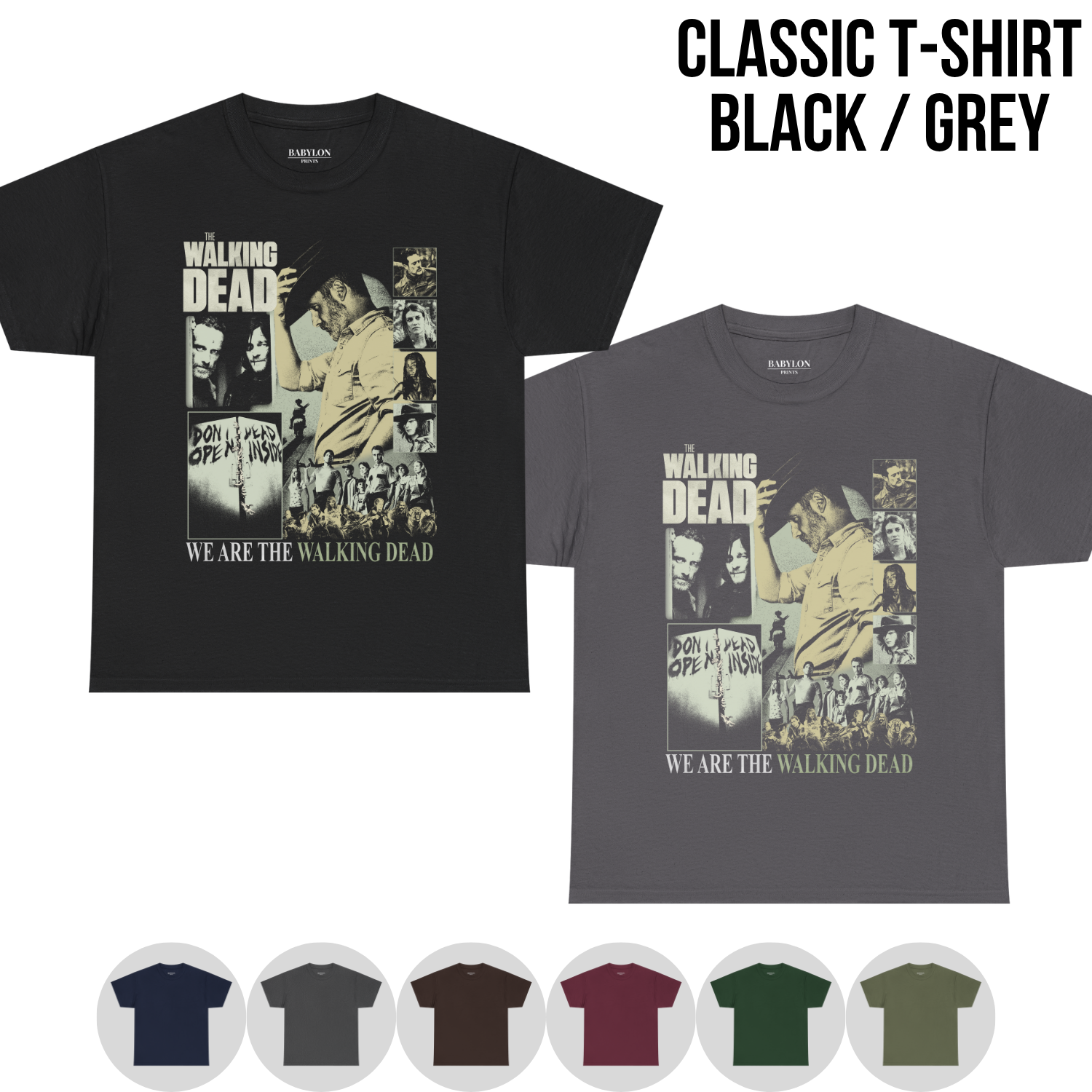 The Walking Dead Shirt – Rick Grimes Vintage Graphic Shirt