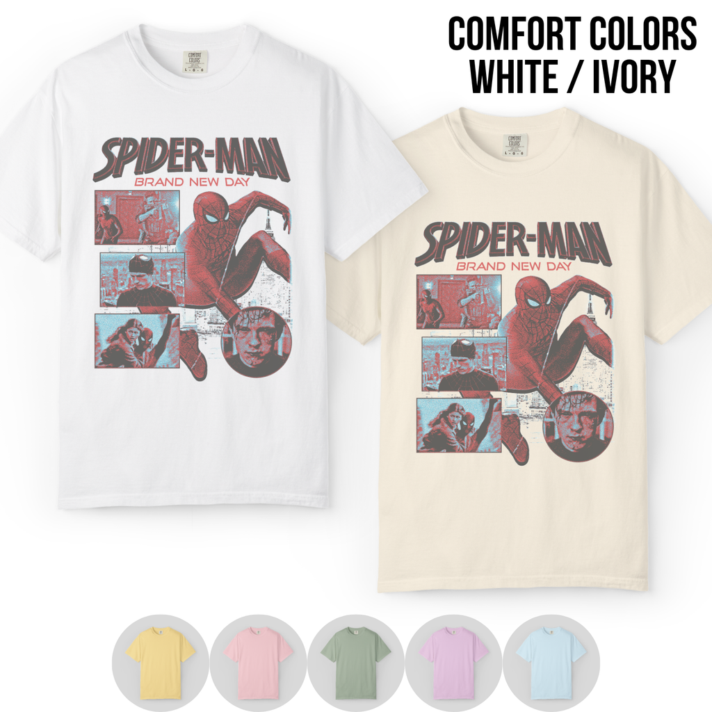 Spider-Man Shirt – Spider-Man Brand New Day Tom Holland Graphic Tee, Spider-Man Marvel Fan Gift, MCU Spider-Man Shirt, Marvel Graphic Tee