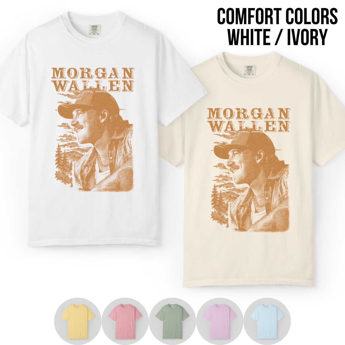 Morgan Wallen Shirt – Morgan Wallen Vintage Portrait Graphic Shirt, Country Music Outdoors Tee, Morgan Wallen Fan Gift, Country Concert Merch
