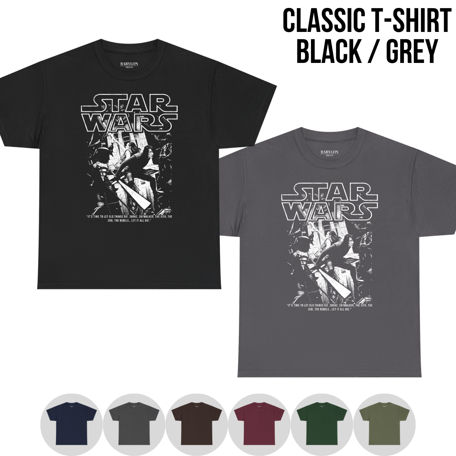 Star Wars Kylo Ren and Rey Shirt – The Last Jedi Tee