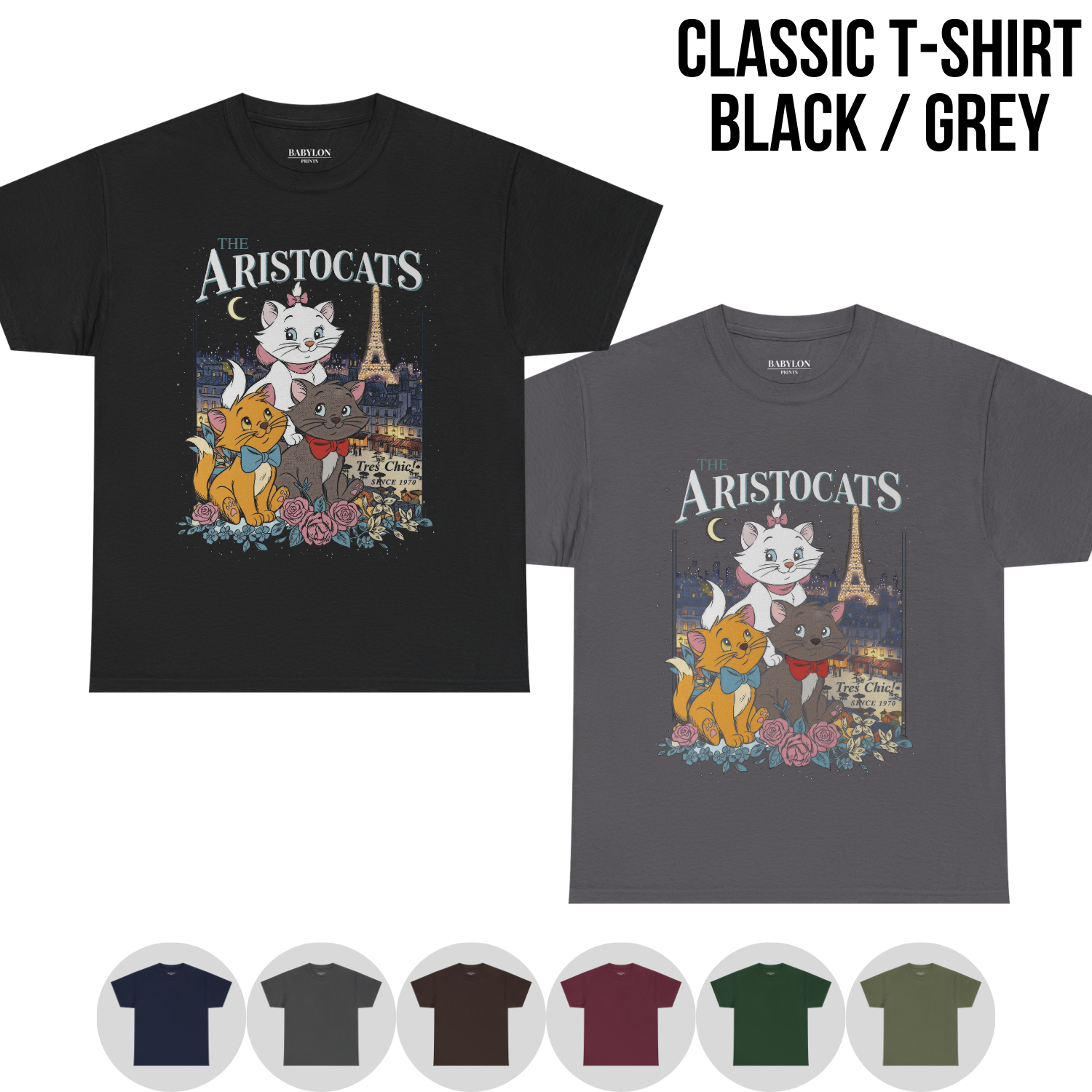 Disney Aristocats Shirt - Marie Toulouse Berlioz Graphic