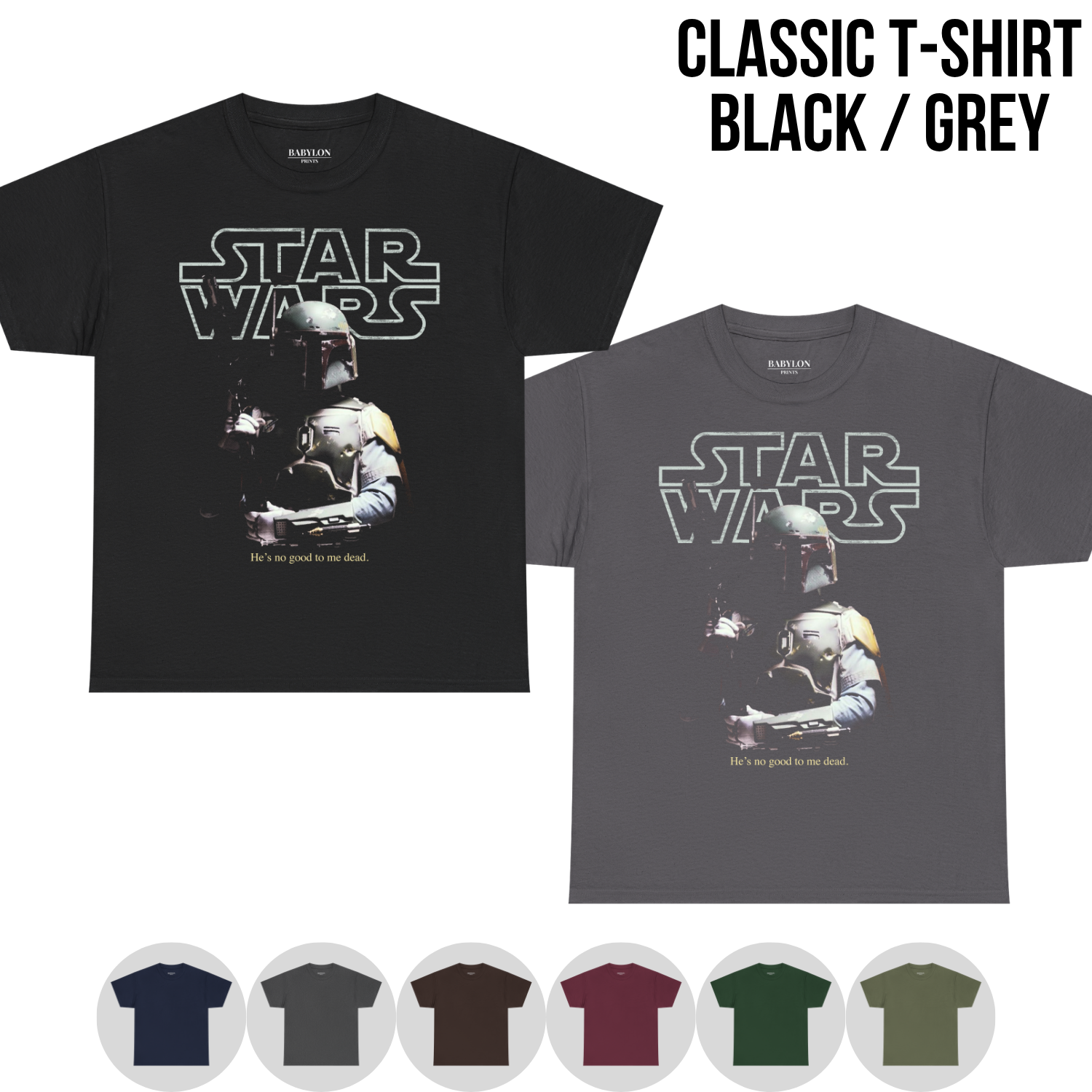 Boba Fett Shirt – Star Wars Bounty Hunter Tee
