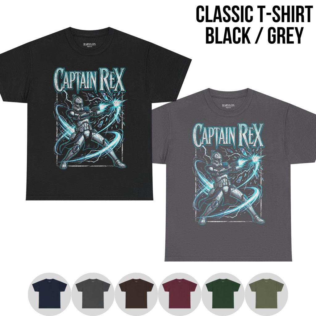 Captain Rex Shirt: Clone Wars Star Wars Shirt