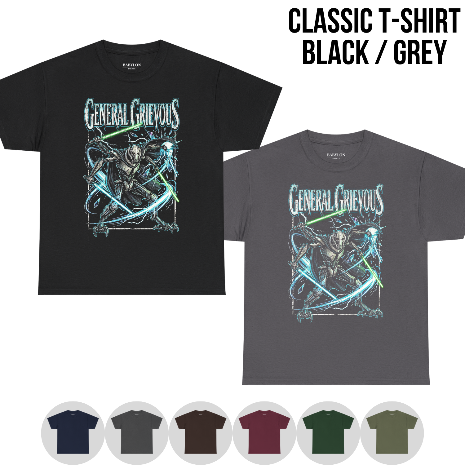 General Grievous Shirt: Star Wars Graphic Tee