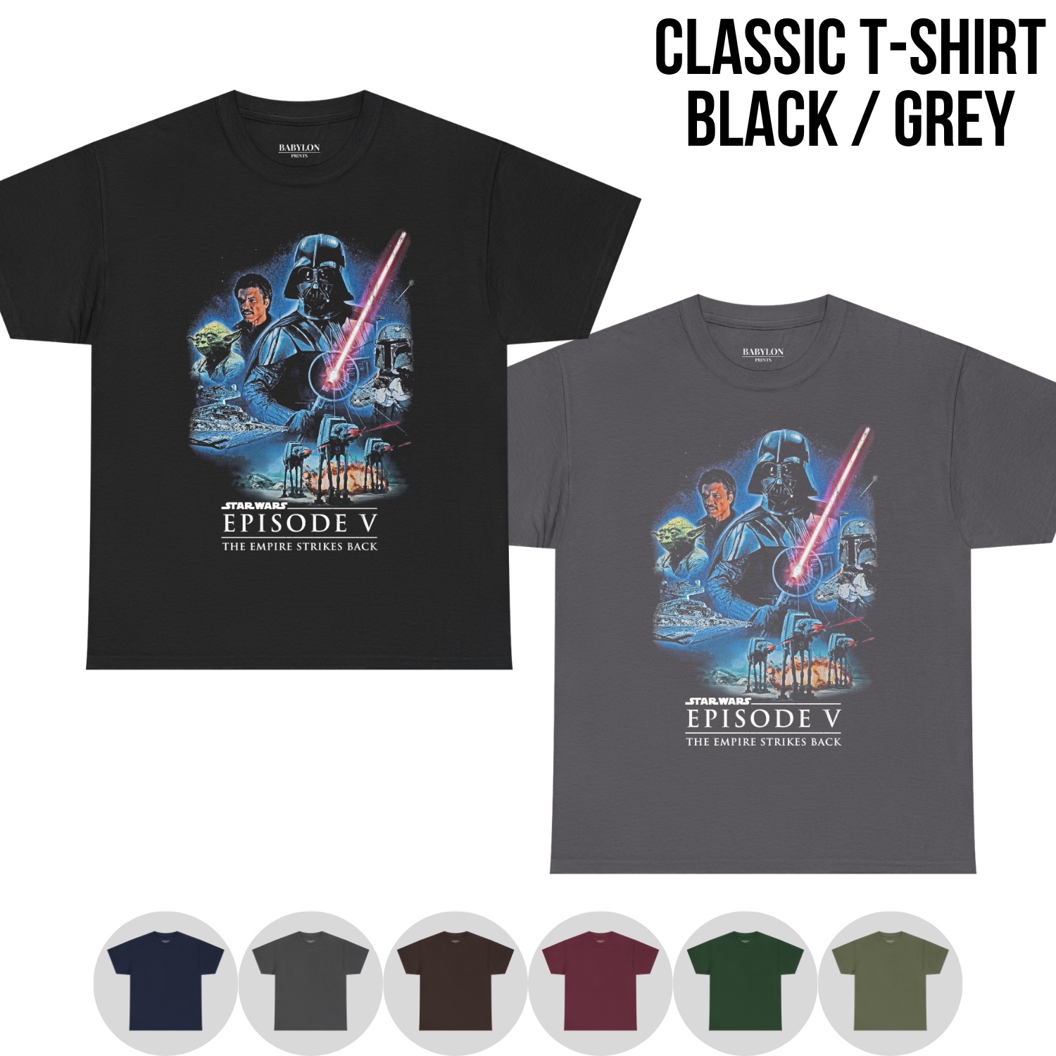 Star Wars Empire Strikes Back Shirt – Episode V Poster Tee