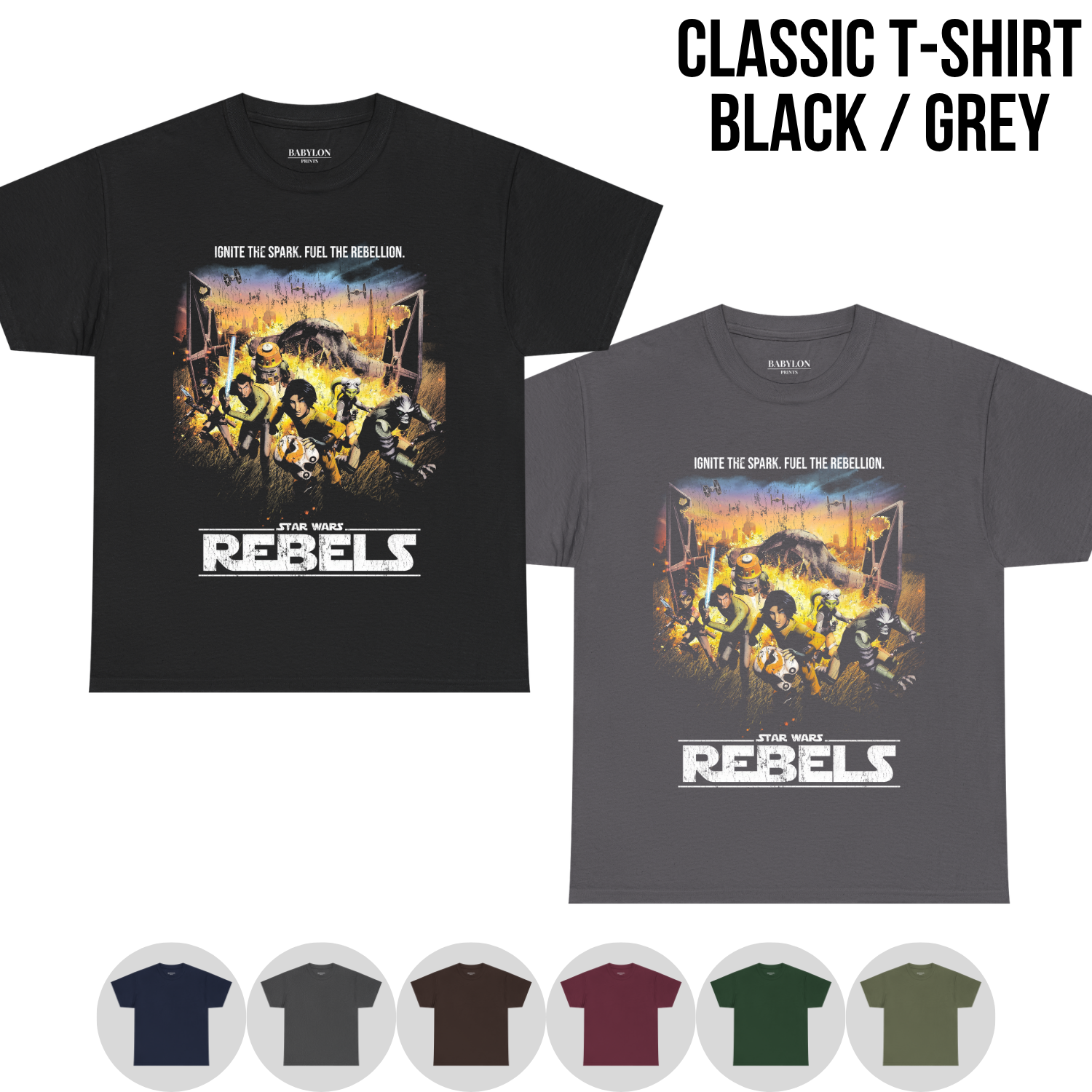 Star Wars Rebels Shirt – Ezra Kanan Hera Sabine Chopper Zeb Shirt