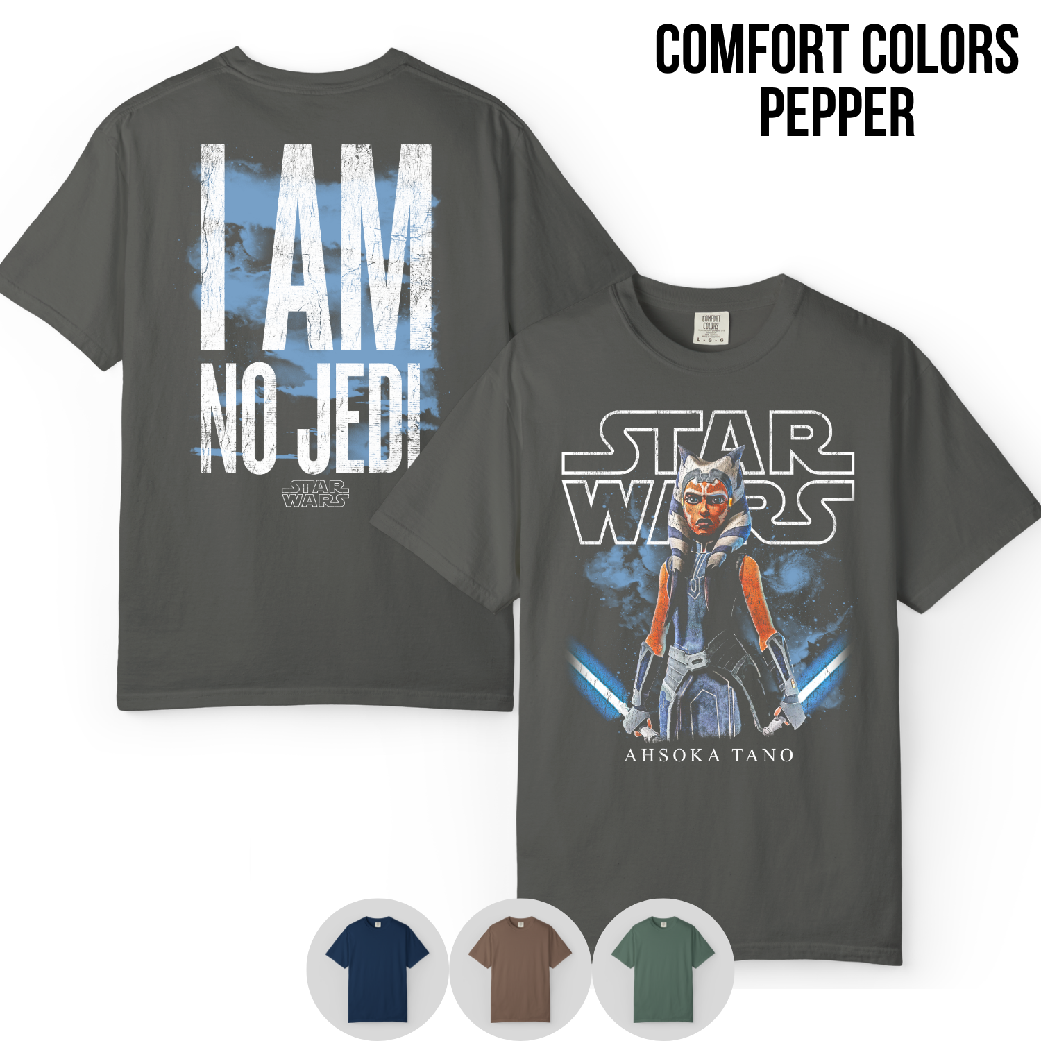 Vintage Ahsoka Tano Star Wars Shirt – I Am No Jedi Tee
