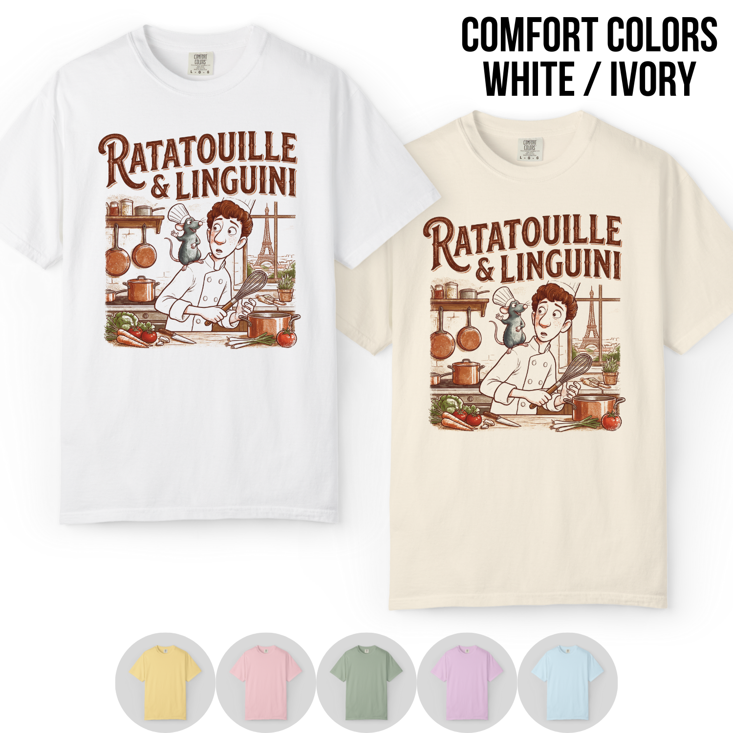 Ratatouille Remy & Linguini Shirt: Disneyland Paris Tee