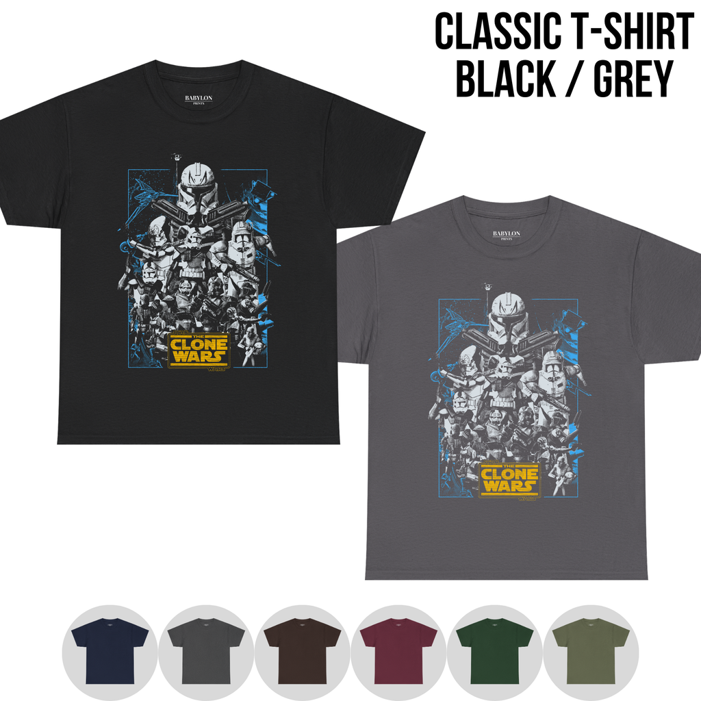 Star Wars Clone Wars Shirt – Vintage Clone Trooper Tee