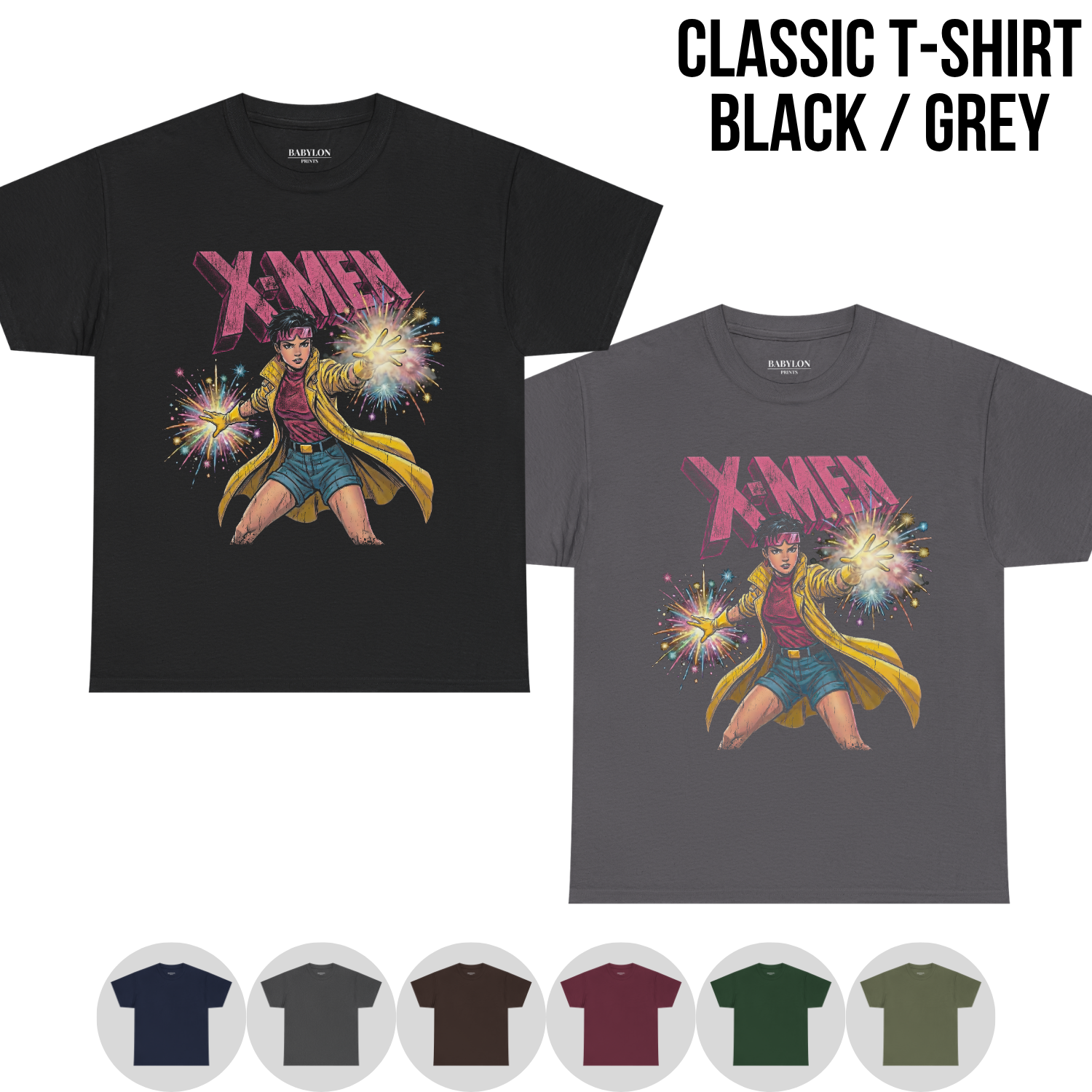 Jubilee X-Men Shirt – X-Men Jubilee Comic Graphic Tee, Jubilee Marvel Fan Gift, X-Men Animated Shirt, Marvel Mutant Graphic Tee